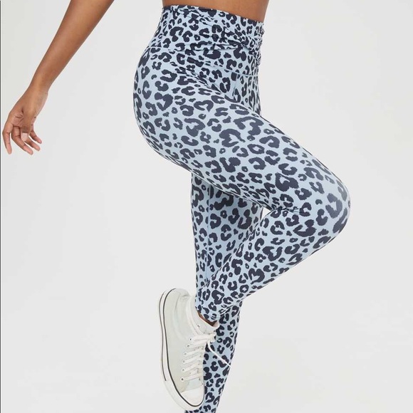 Aerie Leopard Twist Legging 7/8 L - Picture 3 of 4